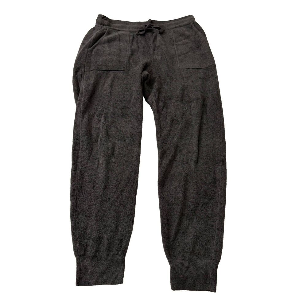 Barefoot Dreams Joggers Womens Medium Dark Gray Cozychic Ultra Lite Pants Lounge